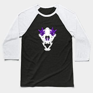 Tiger Skull Baseball T-Shirt